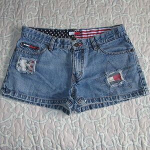 Vintage Tommy Jeans Hilfiger American Flag Shorts